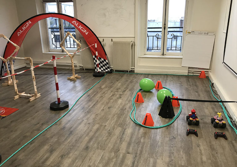 Animation pilotage drone Christmas time