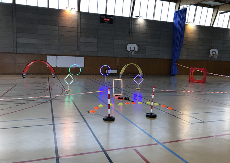 Animation drone réveillon de Noêl