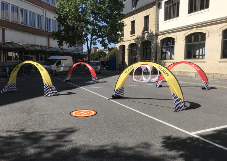 Animation drone en extérieur