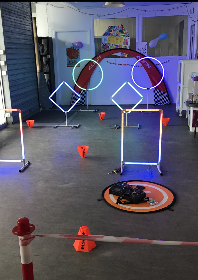 Animation initiation drone.