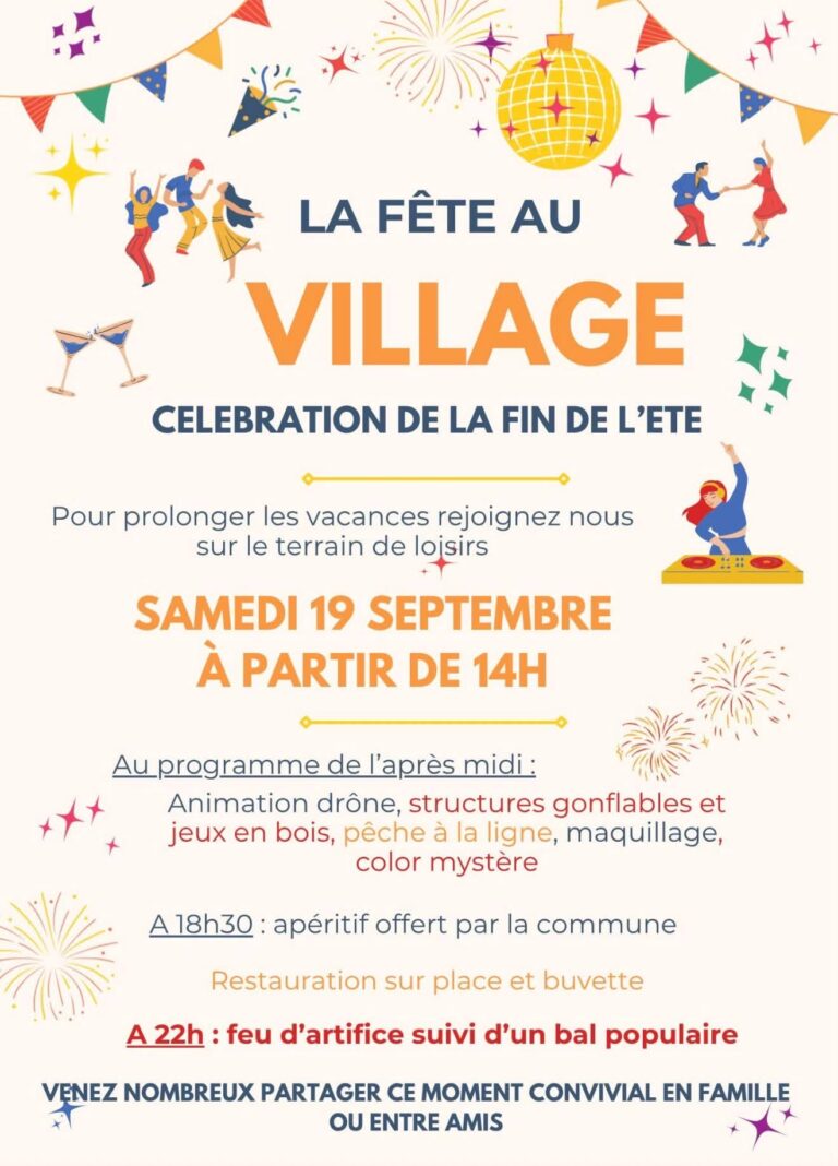 Animation drone à Fontaine : une belle fête de village dans l’Aube